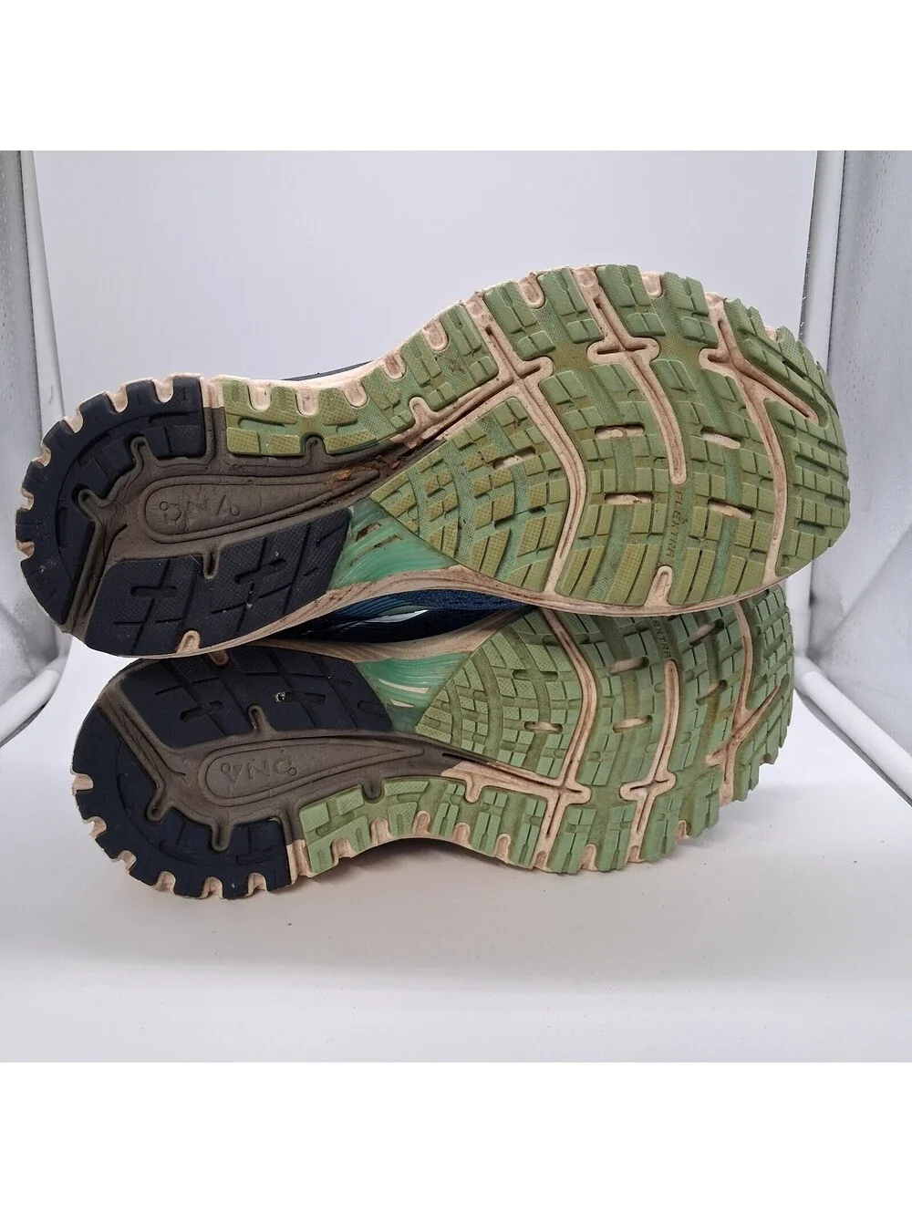 Brooks Ghost 10 Running Shoes Mens Size 9 Blue Teal Green Athletic Sneakers